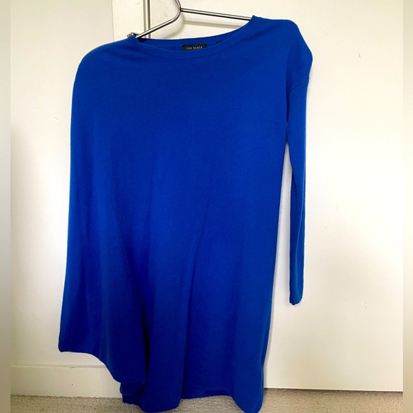 Ted Baker blue dress, size 1 US4 - Picture 1 of 5